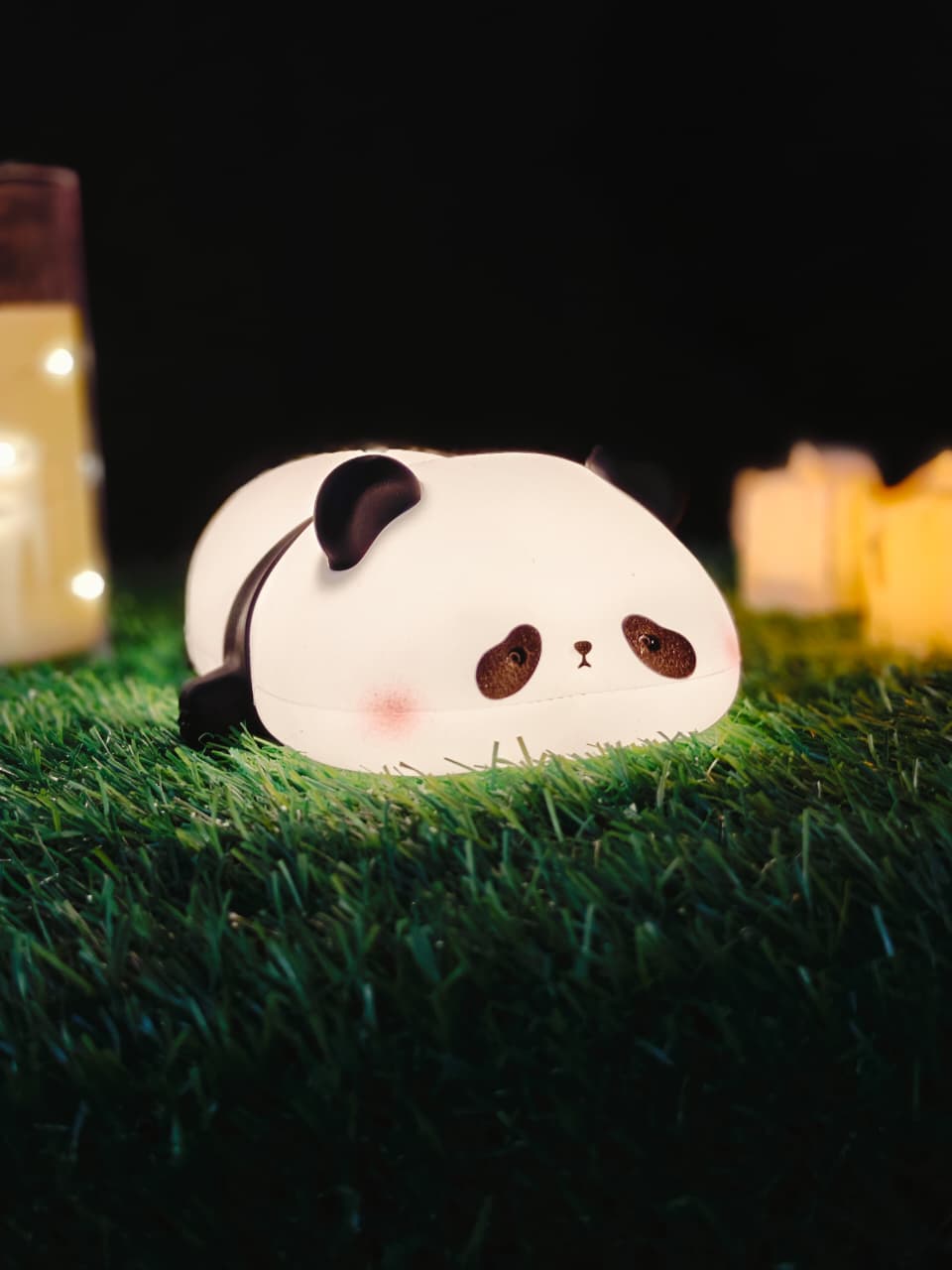 CUTE SILICON LED PLUSHY NIGHT LAMP USB RECHARGEABLE TOUCH CONTROL