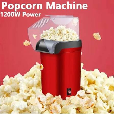 Hot Air Popper Electric Pop Corn Maker Healthy Quick Snack Popcorn Machine
