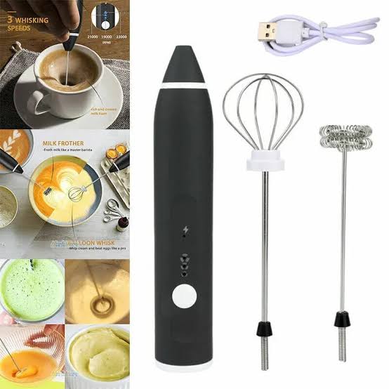 COFFEE BEATER WITH HEAVY DUTY MACHINE RECHARGEABLE TYPE-C & FREE SHIPPING